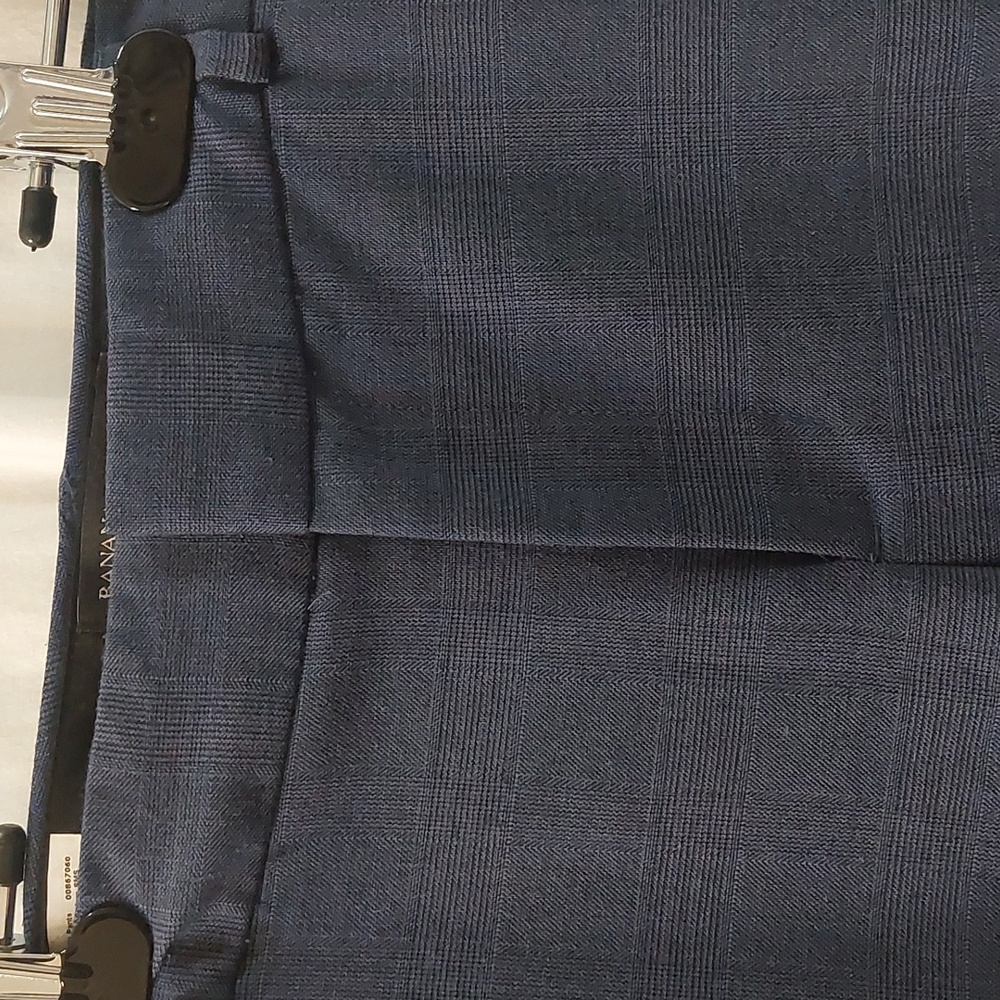 Banana Republic Ryan Trouser, blue window pane. Size 4 - Picture 6 of 7